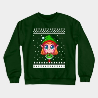 Christmas Sweater Elf Crewneck Sweatshirt